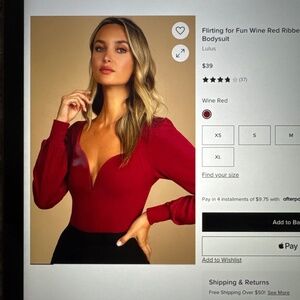 flirting for fun wine red ribbed long sleeve bodysuit